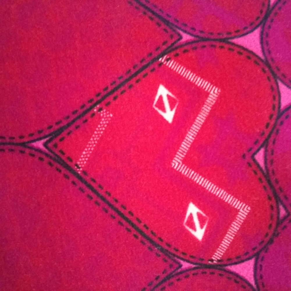 NWT Valentine's LuLaRoe One Size Holiday leggings Red Hearts - Picture 3 of 4